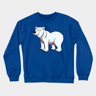 Happy Polar Bear Crewneck Sweatshirt